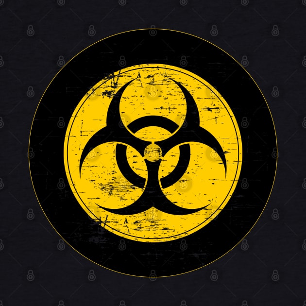 Mod Biohazard sign fun target distressed by Lefteris